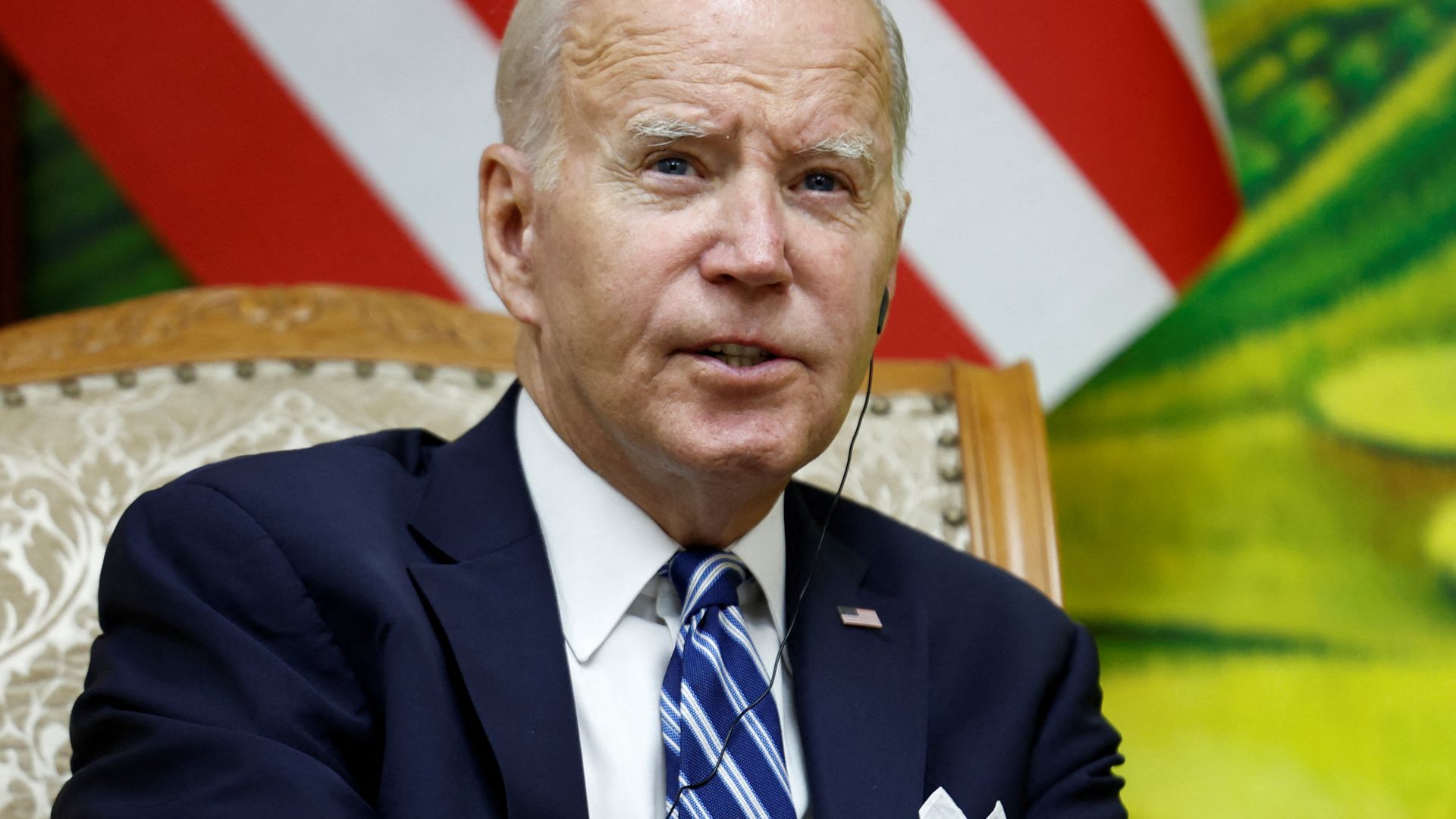 A Reuters poll shows President Biden's approval has bumped two percent in the last month, though it still sits below 50%.