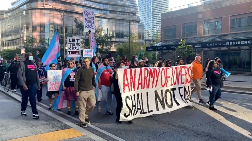 Protests erupted in Canada as parents debate if sexual and gender orientation should be taught in school, which the U.S. is also debating.