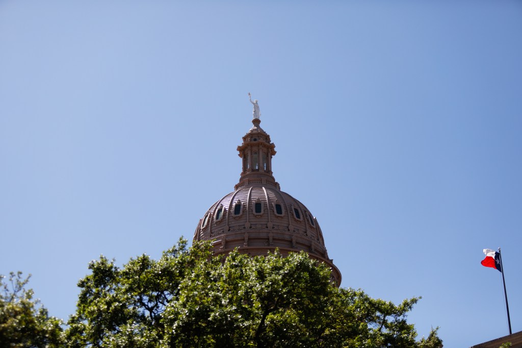 The Texas State Capitol building on March 24, 2023 in Austin, Texas.  (Photo by Reginald Mathalone/NurPhoto)NO USE FRANCE