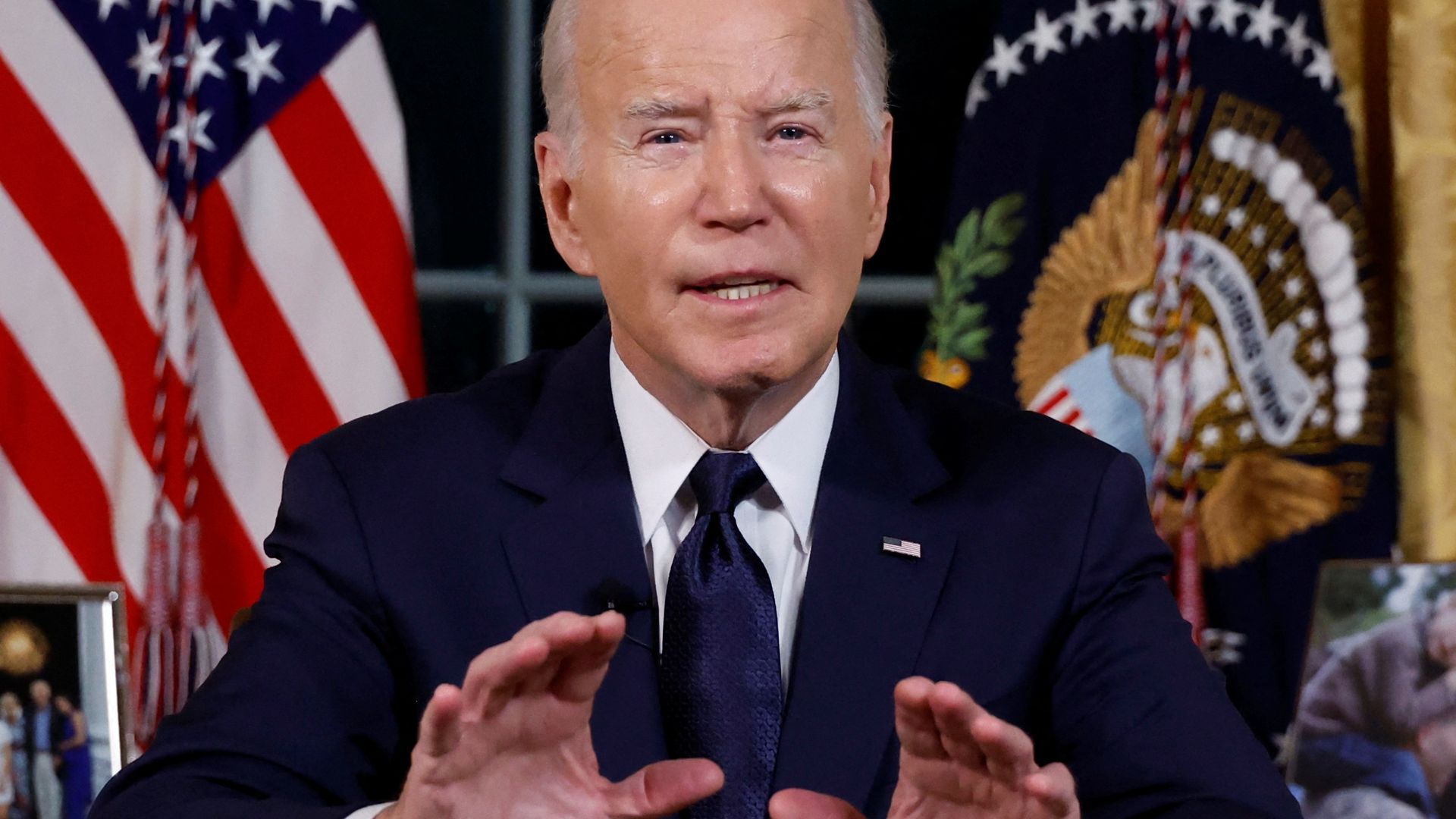 President Biden speaks to the nation, telling Americans why it's vital that Israel and Ukraine win their wars.