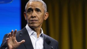 Former president Barack Obama issued a statement backing Israel in its fight against the terrorist group Hamas but added a warning.