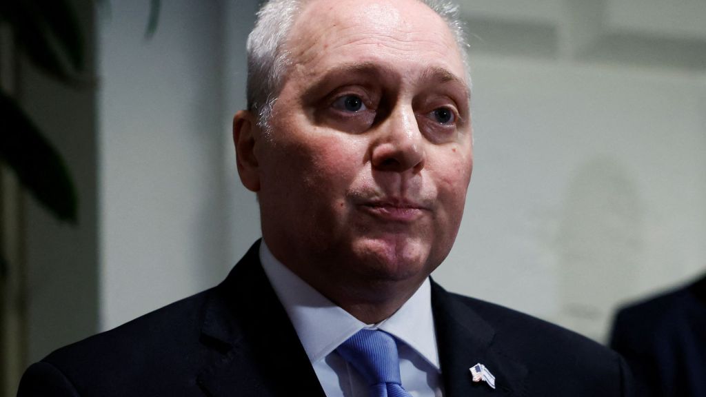 House Majority Leader Steve Scalise refuses to say unequivocally that the 2020 presidential election was not stolen.