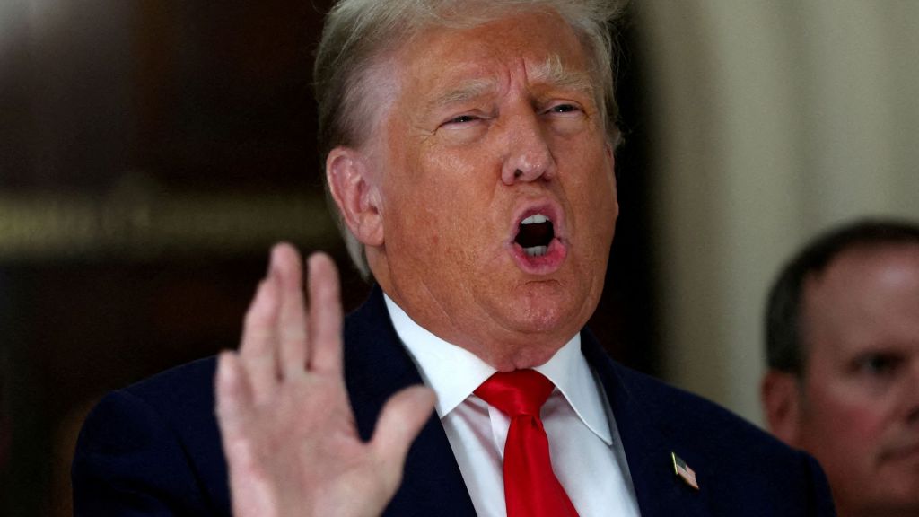 Trump claimed that immigrants are "poisoning the blood of our country" which Biden's campaign denounced as Trump "parroting Hitler."