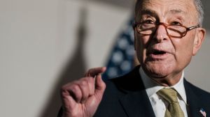 Senate Majority Leader Chuck Schumer, D-N.Y., laid out his plan to bring an Israel and Ukraine aid package to the Senate floor.