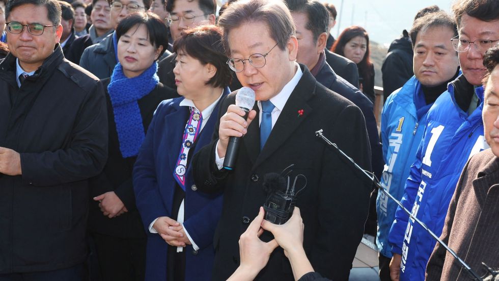 The leader of South Korea's opposition Democratic party continues to recover this morning after being wounded in a stabbing on a livestream.