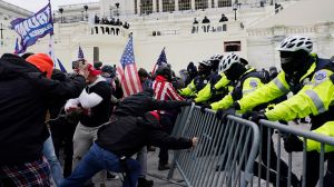 Newly released footage from the Jan. 6 riots at the U.S. Capitol shows Democratic lawmakers narrowly escaping rioters.