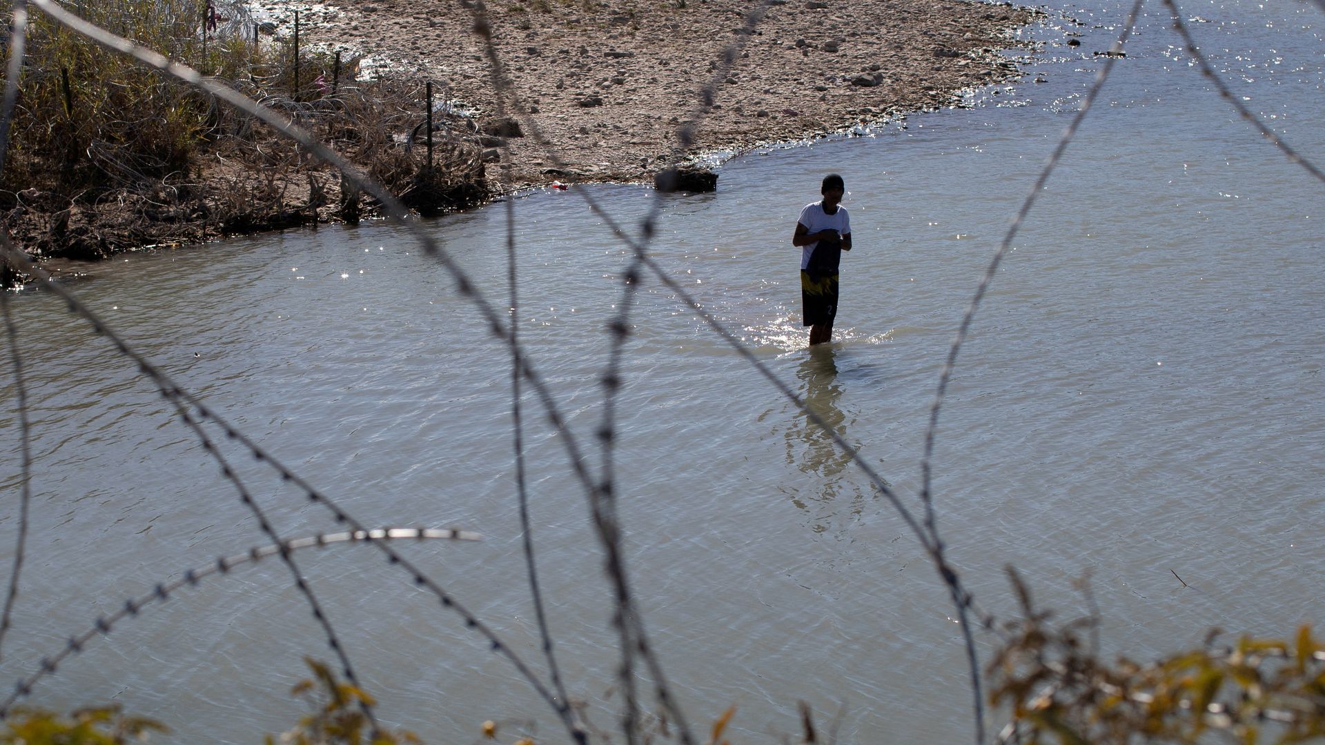 A mother and two children have drowned trying to cross into Texas. The tragedy has pitted federal and state officials against each other.