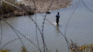 A mother and two children have drowned trying to cross into Texas. The tragedy has pitted federal and state officials against each other.