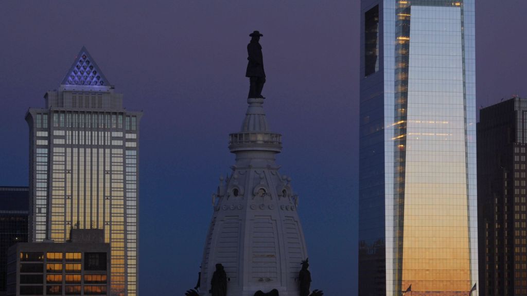 The National Park Service plans to remove a William Penn statue and Slate Roof house model from Welcome Park in Philadelphia, Pennsylvania.