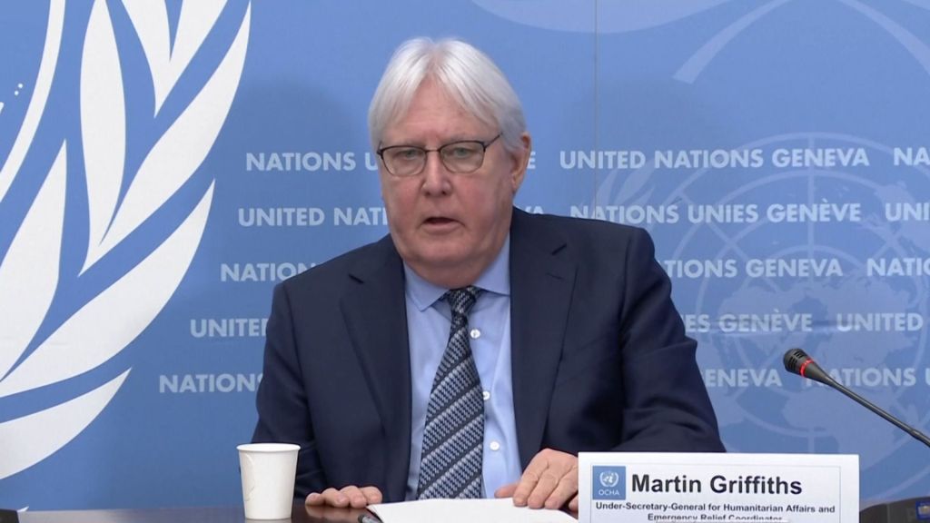Hamas is referred to as a political movement by Martin Griffiths, a top U.N. aid official, rather than a terrorist group.