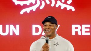 Tiger Woods unveiled a new lifestyle brand on Monday, Feb. 12, called "Sun Day Red," in partnership with TaylorMade.