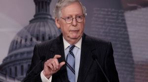 Senate Republican Leader Mitch McConnell is stepping down from his position. Republicans are praising his impact on the federal judiciary. 
