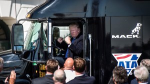 A group of pro-Trump truckers said they are boycotting New York City after a fraud ruling against the former president.