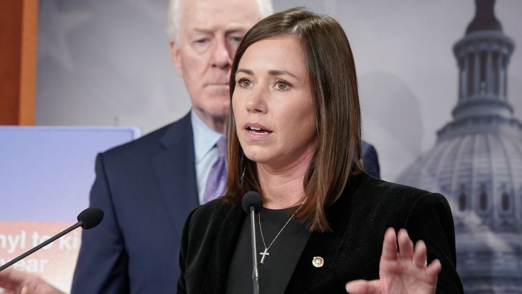 Sen. Katie Britt, R, defended herself after facing backlash for using a story of sexual violence in Mexico 20 years ago to criticize Biden.