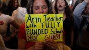 Tennessee lawmakers have passed a bill allowing school staff to carry concealed handguns on school grounds, aimed at enhancing school safety. The measure was approved Tuesday, April 23, by a 68-28 vote in the Tennessee House a year after a shooting at a Nashville school killed three children and three adults.