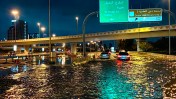 Historic flooding in the UAE, including Dubai, prompted airport and school closures after over 6 inches of rain fell.