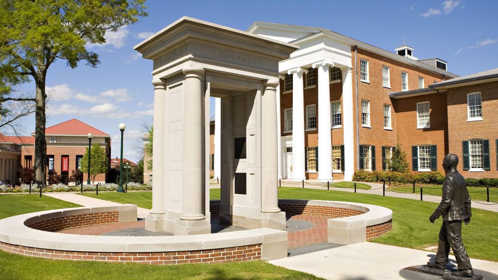 A counter-protester at the University of Mississippi made racist gestures and noises towards a Black student during Israel-Hamas war protests.