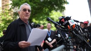 Actor Robert De Niro is losing out on an award after his anti-Trump speech outside a Manhattan courthouse Tuesday, May 28.