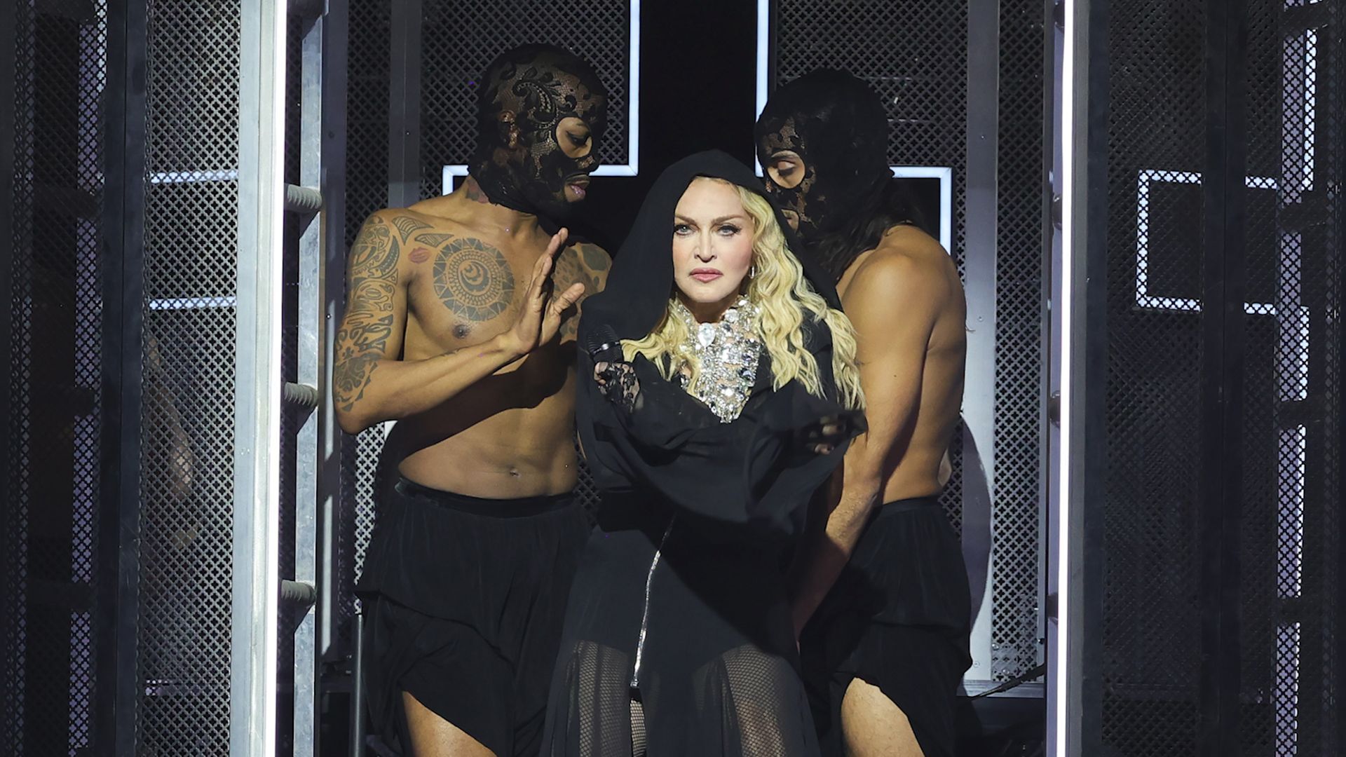 A fan is suing Madonna, alleging that the singer exposed him to “pornography without warning” and failed to provide proper air conditioning.