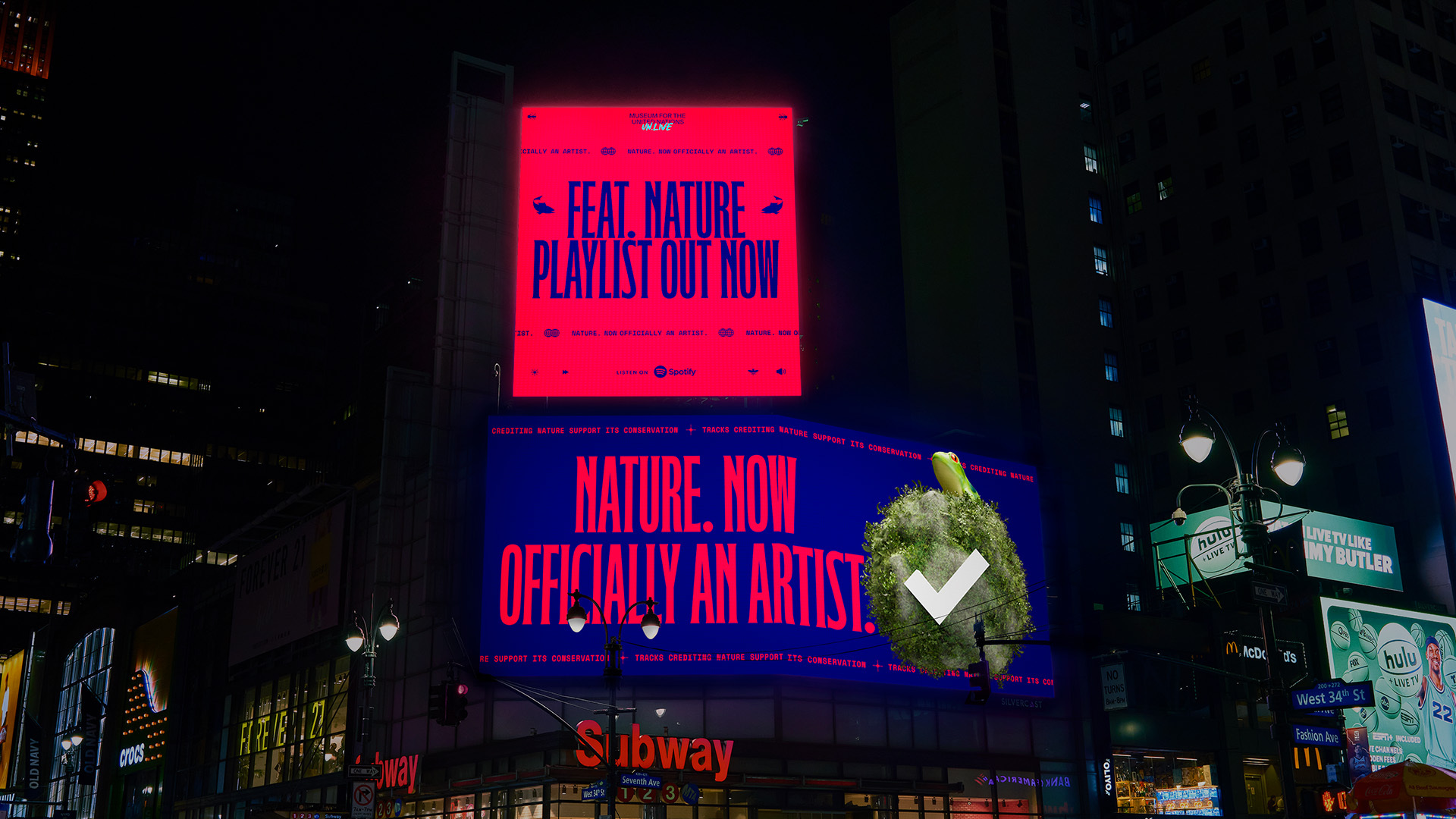 In a new initiative aimed at raising funds for global conservation efforts, nature now has its own artist page on Spotify.