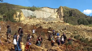 Thousands are being forced to evacuate today in Papua New Guinea, where officials have declared a state of emergency due to an ongoing landslide following last week's deadly incident. More than 2,000 people are believed to have been buried alive by a landslide in Papua New Guinea’s remote northern highlands last week, according to government officials.
