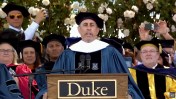 During Duke University’s commencement ceremony, Sunday May 12, approximately 30 students stood up from their seats, some waving Palestinian flags. Comedian Jerry Seinfeld, who was receiving an honorary degree and set to address the graduating class, witnessed the walkout.