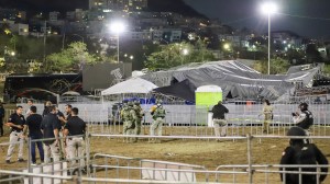 A stage collapses during a campaign event in Mexico, leaving at least nine people dead and dozens injured.