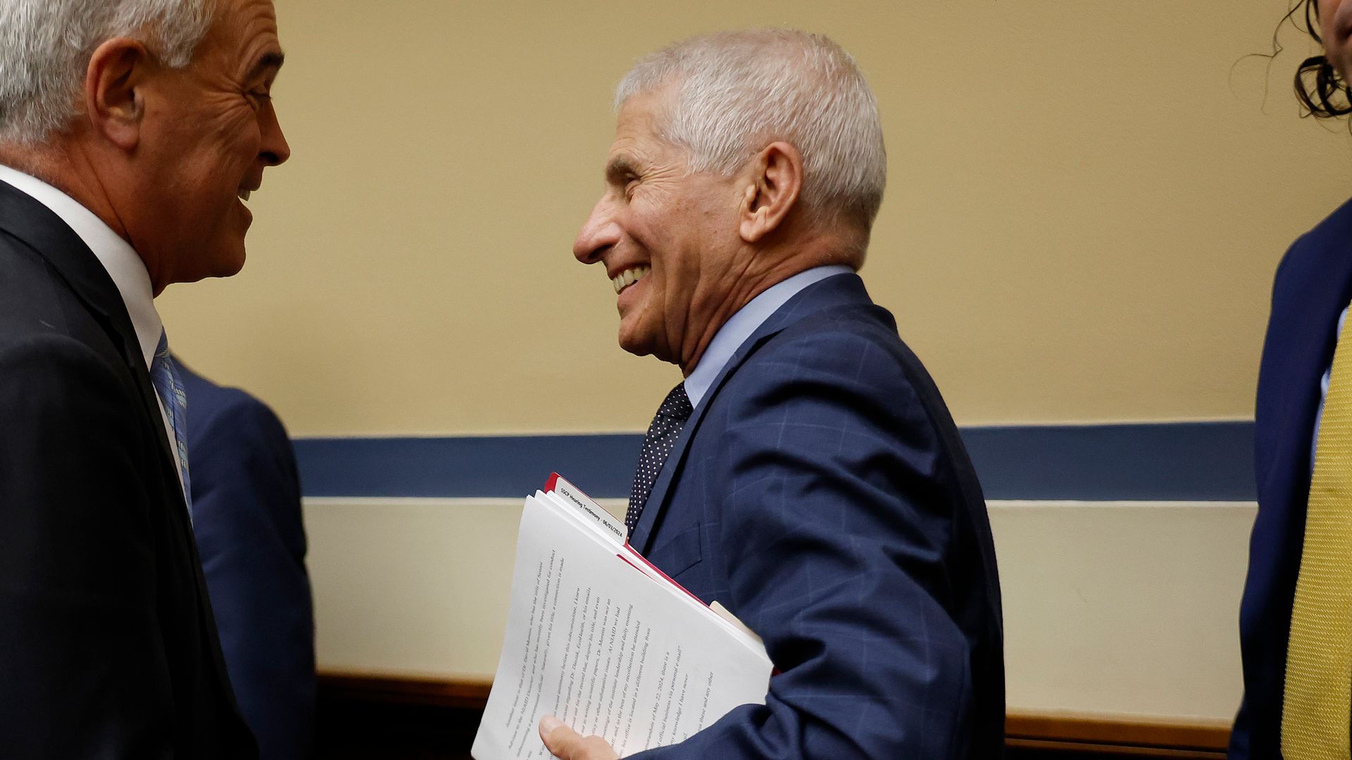 Dr. Anthony Fauci testified on Capitol Hill and denied using a Gmail account for official business after revelations that his adviser did.