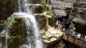 A geological park in China, which touts the country's tallest 'continuous' waterfall, has admitted to pumping water into the falls using man-made pipes. The park said that it made the move to make visitors trip to the park more "worthwhile."