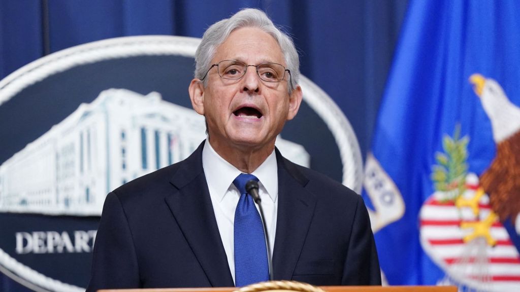AG Merrick Garland accused Republicans of spreading conspiracy theories by saying the Justice Department was involved in Trump’s conviction.