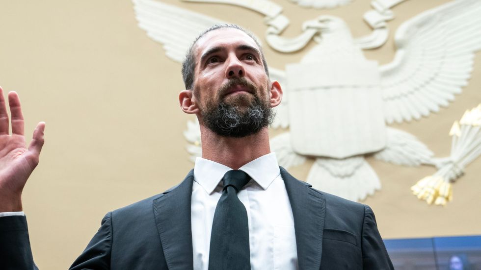 Michael Phelps spoke at a hearing on what lawmakers say are failures by the World Anti-Doping Agency to apply its own rules.