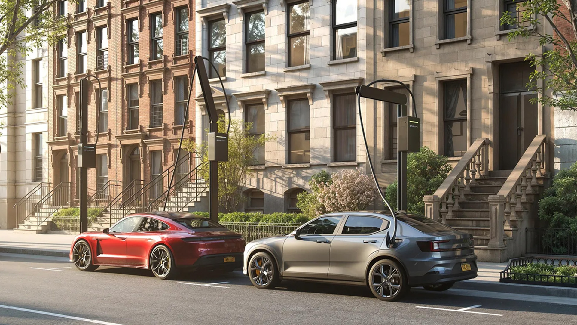 EV infrastructure startup Gravity Inc. is bringing ultra-fast electric vehicle charging "trees" to New York City.