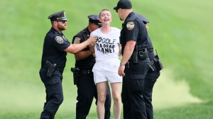 Climate activists disrupted the PGA Tour's Traveler Championship in Connecticut, delaying the finish and leading to arrests.