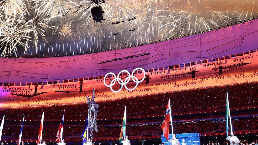 Palestinian athletes were greeted with cheers as they arrived for the Paris Olympics on Thursday, July 25.