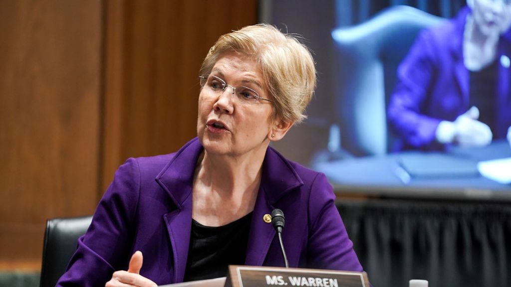 Sen. Elizabeth Warren, D-Mass., said Vice President Kamala Harris would be able to establish comprehensive immigration reform if elected.