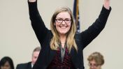 Rep. Jennifer Wexton, D-Va., a delivered a speech from the House floor using AI, after PSP robbed her of her ability to speak.