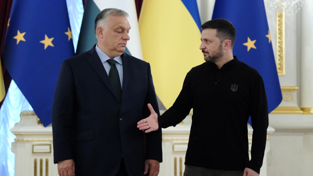 Hungarian Prime Minister Viktor Orban made a surprise visit to Ukraine amid criticisms of his stance on Western aid to Kyiv and his relations with Russia..