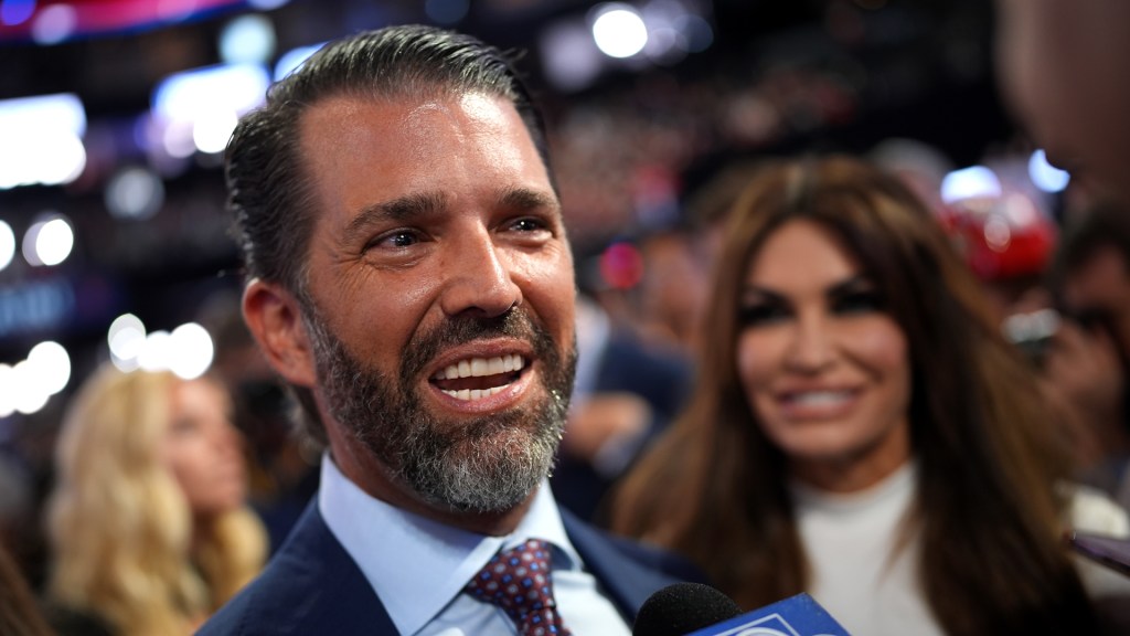 Donald Trump Jr. called MSNBC "clowns" after being questioned about his father's immigration policy at the Republican convention.