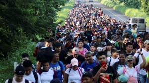 Approximately 3,000 migrants from nearly a dozen Latin American countries are making their way toward the U.S. southern border, motivated by the possibility of policy changes if Donald Trump wins the upcoming presidential election. The migrants began their journey in Ciudad Hidalgo, near Mexico's southern border, seeking to claim asylum in the U.S. before any new policies might tighten border control.