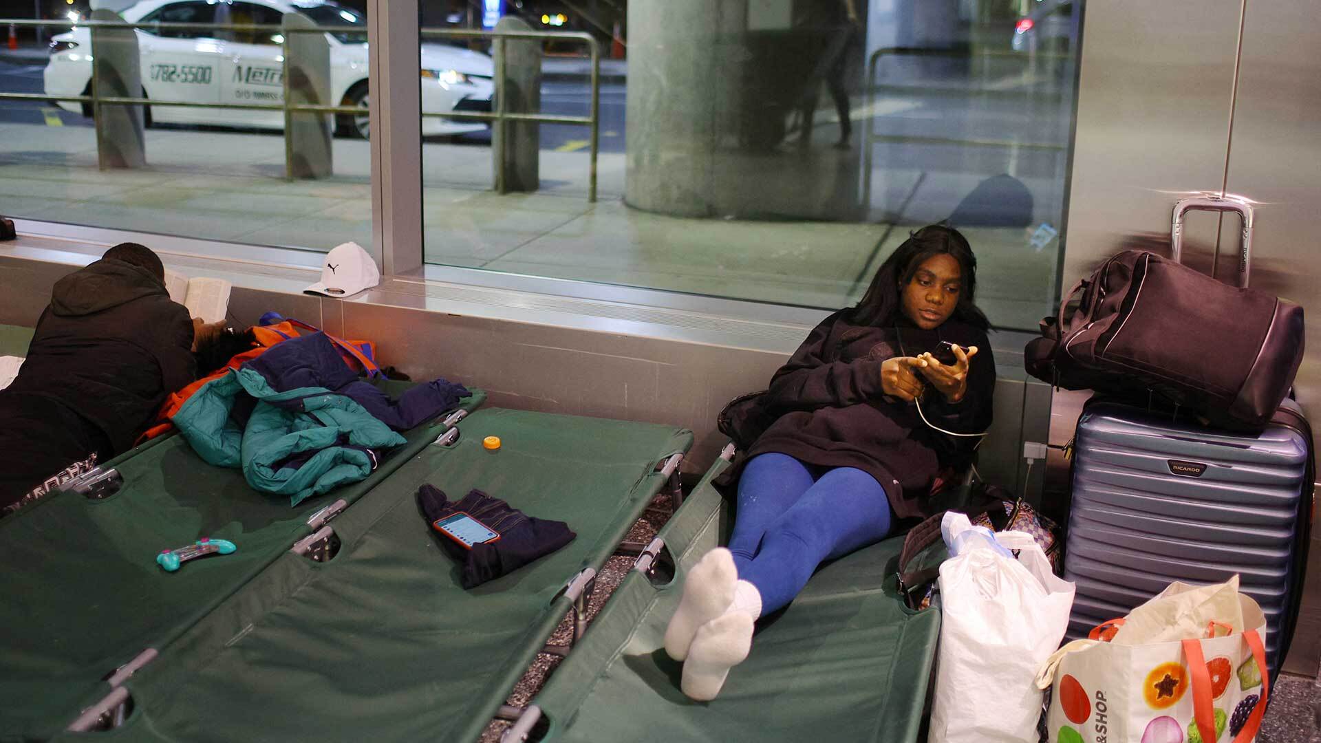 Starting July 9, migrant families sheltering at Boston’s Logan International Airport will no longer be allowed to sleep there.