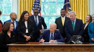 President Joe Biden signed a proclamation that designates land for a national monument to the 1908 race riot in Springfield, Illinois.