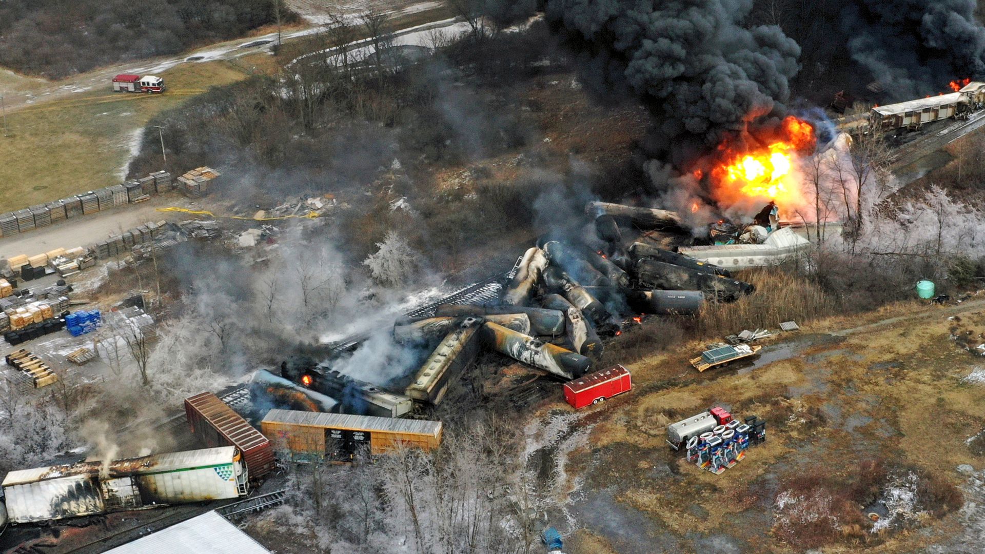 A once-secret report reveals that cleanup workers at the Ohio derailment site fell ill