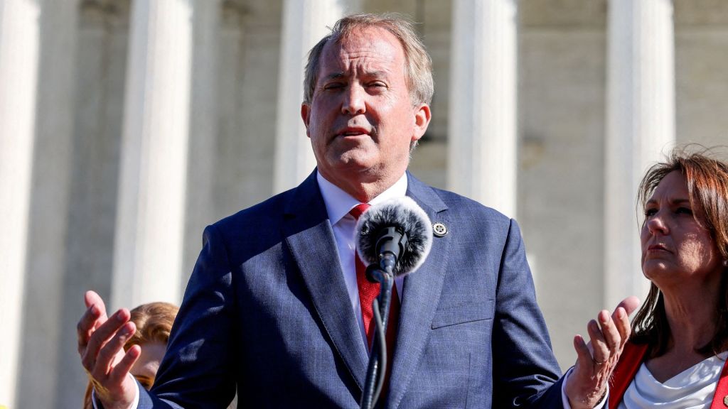 Texas Attorney General Ken Paxton, R, is suing the Biden administration because of its workplace protections for transgender employees.