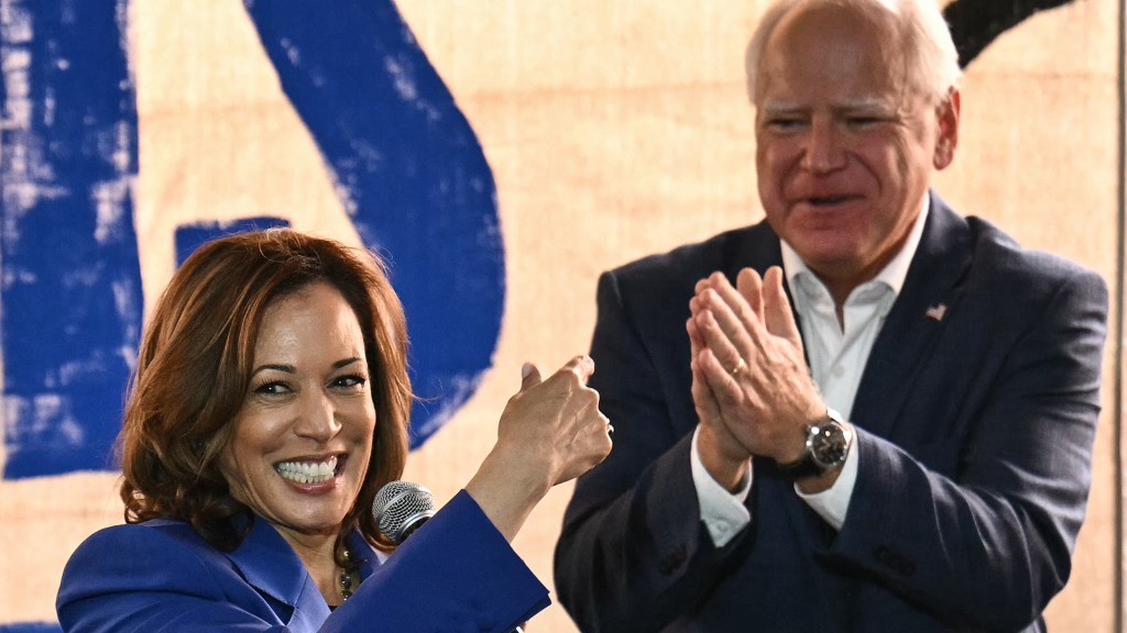 Vice President Kamala Harris described her campaign as the "underdog" in the race against former President Donald Trump.