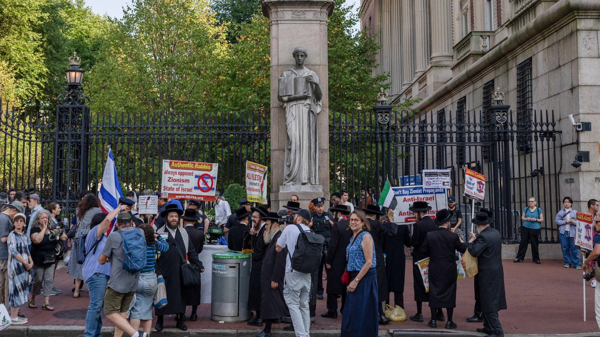 Students have returned to Columbia university for another school year, with anti-Israel protests also returning to the campus.