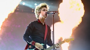 Green Day has found itself banned from the airwaves on two Las Vegas radio stations following comments made by the band's lead singer.