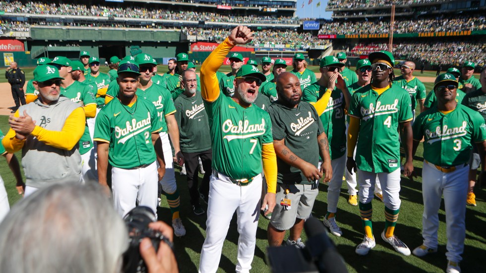 Thursday marked the end of an era in baseball, with the Athletics playing their final home game ever in Oakland. In front of a sold-out crowd of nearly 47,000 fans at the Oakland Coliseum, the A’s ended their 57-year run in the East Bay with a victory — defeating the Texas Rangers 3-2. 