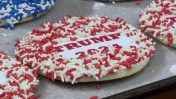 Lochel's Bakery in Hatboro, Pennsylvania, is overwhelmed with orders for its famous election poll cookies.