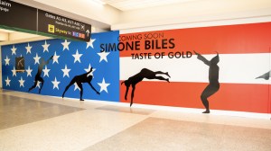 Olympic icon Simone Biles is flipping into a new venture, bringing her skills to the restaurant business in a Houston airport.