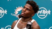 Miami Dolphins wide receiver, Tyreek Hill, found himself in handcuffs a block away from the stadium just hours before Sunday's game.